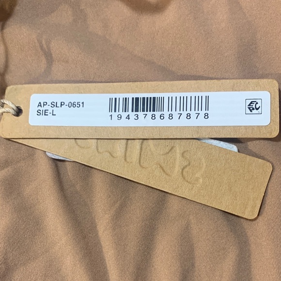 SKIMS Fits Everybody Slip dress Color Sienna size large Nordstrom rack return - Picture 2 of 7